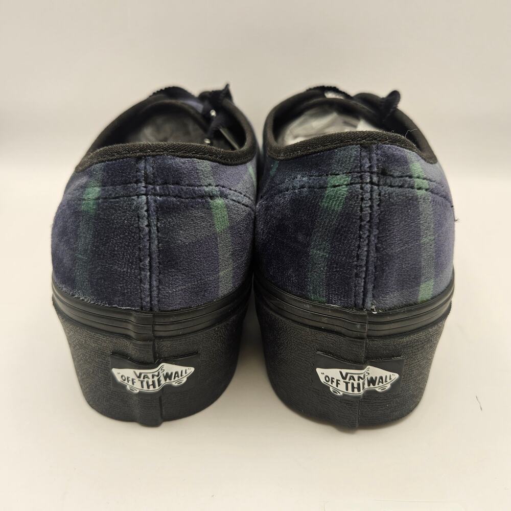 Vans Women's 9 Authentic Stackform Plaid Blue Pla… - image 3